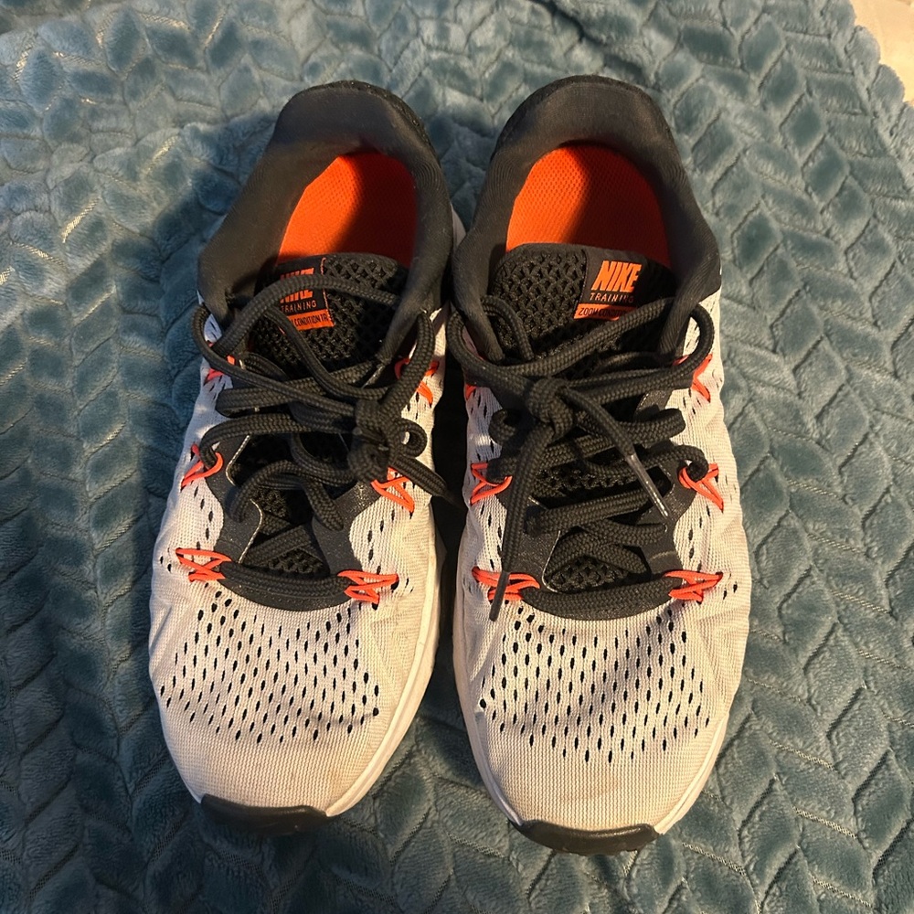 Nike Black and Orange Athletic Sneakers